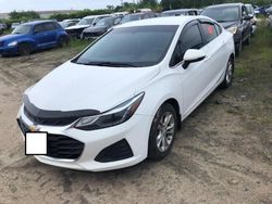 Salvage cars for sale from Copart London, ON: 2019 Chevrolet Cruze LT