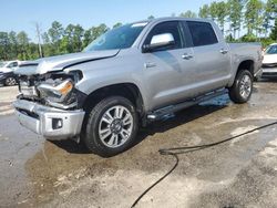 Toyota Tundra salvage cars for sale: 2020 Toyota Tundra Crewmax 1794