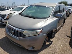 Salvage cars for sale from Copart Phoenix, AZ: 2013 Nissan Quest S