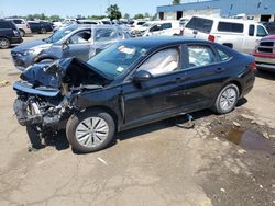 Salvage cars for sale from Copart Woodhaven, MI: 2019 Volkswagen Jetta S