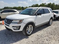 Vehiculos salvage en venta de Copart Houston, TX: 2017 Ford Explorer XLT