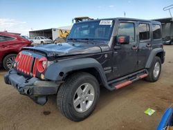 Jeep salvage cars for sale: 2017 Jeep Wrangler Unlimited Sport