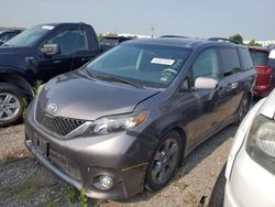 Toyota salvage cars for sale: 2011 Toyota Sienna Sport