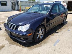 Salvage cars for sale from Copart Pekin, IL: 2007 Mercedes-Benz C 230