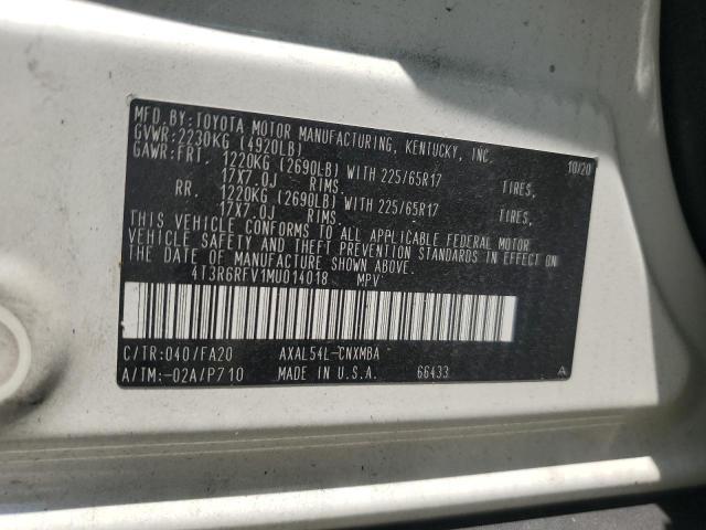 2021 Toyota Rav4 XLE