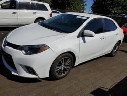 Salvage cars for sale from Copart Denver, CO: 2016 Toyota Corolla L