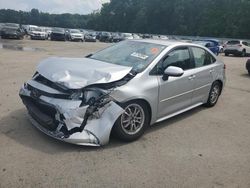 Toyota salvage cars for sale: 2022 Toyota Corolla LE