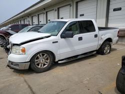 Ford f-150 salvage cars for sale: 2004 Ford F150 Supercrew