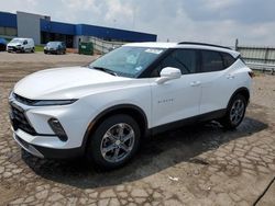 Salvage cars for sale from Copart Woodhaven, MI: 2023 Chevrolet Blazer 3LT