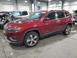 Jeep Grand Cherokee salvage cars for sale: 2020 Jeep Cherokee Limited