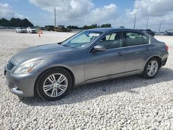 Vehiculos salvage en venta de Copart Temple, TX: 2013 Infiniti G37 Base