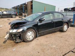 Honda salvage cars for sale: 2009 Honda Civic Hybrid