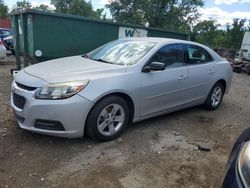 Chevrolet Malibu salvage cars for sale: 2015 Chevrolet Malibu LS