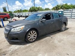 Chevrolet Malibu salvage cars for sale: 2013 Chevrolet Malibu LTZ