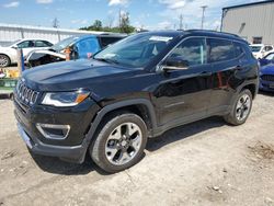 Jeep salvage cars for sale: 2018 Jeep Compass Limited