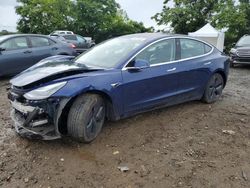 Tesla salvage cars for sale: 2018 Tesla Model 3