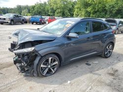 Hyundai salvage cars for sale: 2018 Hyundai Kona Limited