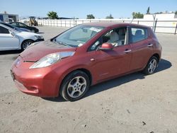 Salvage cars for sale from Copart Bakersfield, CA: 2011 Nissan Leaf SV