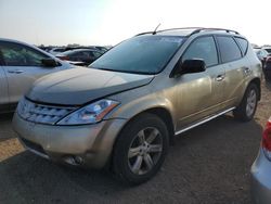 Nissan salvage cars for sale: 2007 Nissan Murano SL