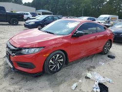 Honda salvage cars for sale: 2017 Honda Civic LX