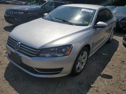 Volkswagen salvage cars for sale: 2012 Volkswagen Passat SE