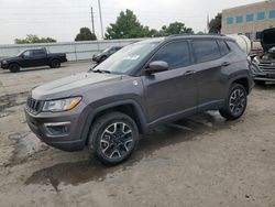 Jeep Compass salvage cars for sale: 2021 Jeep Compass Trailhawk