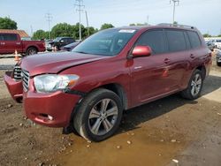 Toyota Highlander salvage cars for sale: 2009 Toyota Highlander Sport