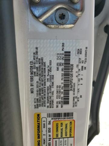 2016 Ford Fusion SE Phev