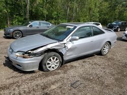 Honda Accord salvage cars for sale: 2002 Honda Accord SE