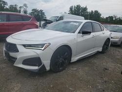 Acura TLX salvage cars for sale: 2021 Acura TLX Tech A