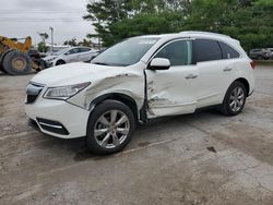 Acura salvage cars for sale: 2015 Acura MDX Advance