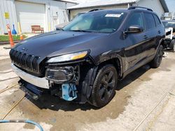 Jeep salvage cars for sale: 2018 Jeep Cherokee Latitude