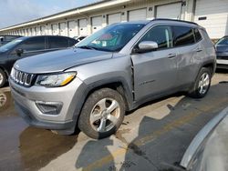 Jeep Compass salvage cars for sale: 2018 Jeep Compass Latitude