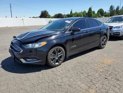 Ford Fusion salvage cars for sale: 2018 Ford Fusion SE Hybrid