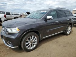 Dodge salvage cars for sale: 2020 Dodge Durango Citadel