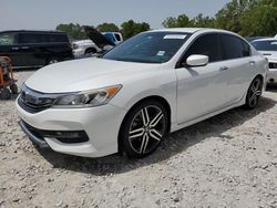 Vehiculos salvage en venta de Copart Houston, TX: 2017 Honda Accord Sport Special Edition