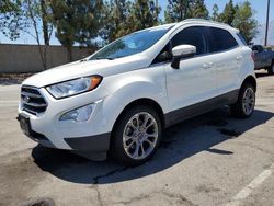 Vehiculos salvage en venta de Copart Rancho Cucamonga, CA: 2020 Ford Ecosport Titanium