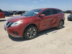 Salvage cars for sale from Copart Amarillo, TX: 2017 Nissan Murano S