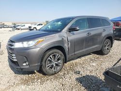 Toyota Highlander salvage cars for sale: 2017 Toyota Highlander LE