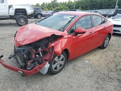 Chevrolet Cruze salvage cars for sale: 2018 Chevrolet Cruze LS