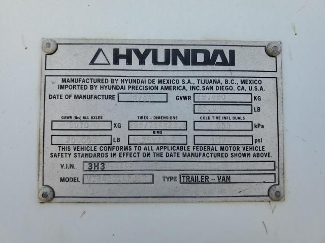 1999 Hyundai Trailer