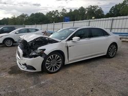 Lincoln salvage cars for sale: 2018 Lincoln Continental Select