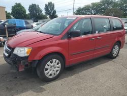 Salvage cars for sale from Copart Moraine, OH: 2014 Dodge Grand Caravan SE