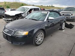 Audi s4/rs4 salvage cars for sale: 2006 Audi S4 Quattro Cabriolet