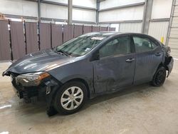 Salvage cars for sale from Copart New Braunfels, TX: 2017 Toyota Corolla L