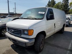 Ford E150 salvage cars for sale: 2007 Ford Econoline E150 Van