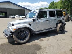 Jeep salvage cars for sale: 2023 Jeep Wrangler Sahara 4XE