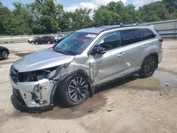 Toyota Highlander salvage cars for sale: 2019 Toyota Highlander SE