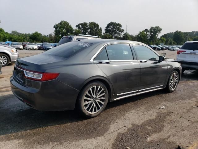 2017 Lincoln Continental Select