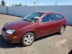 Ford Focus salvage cars for sale: 2006 Ford Focus ZX3